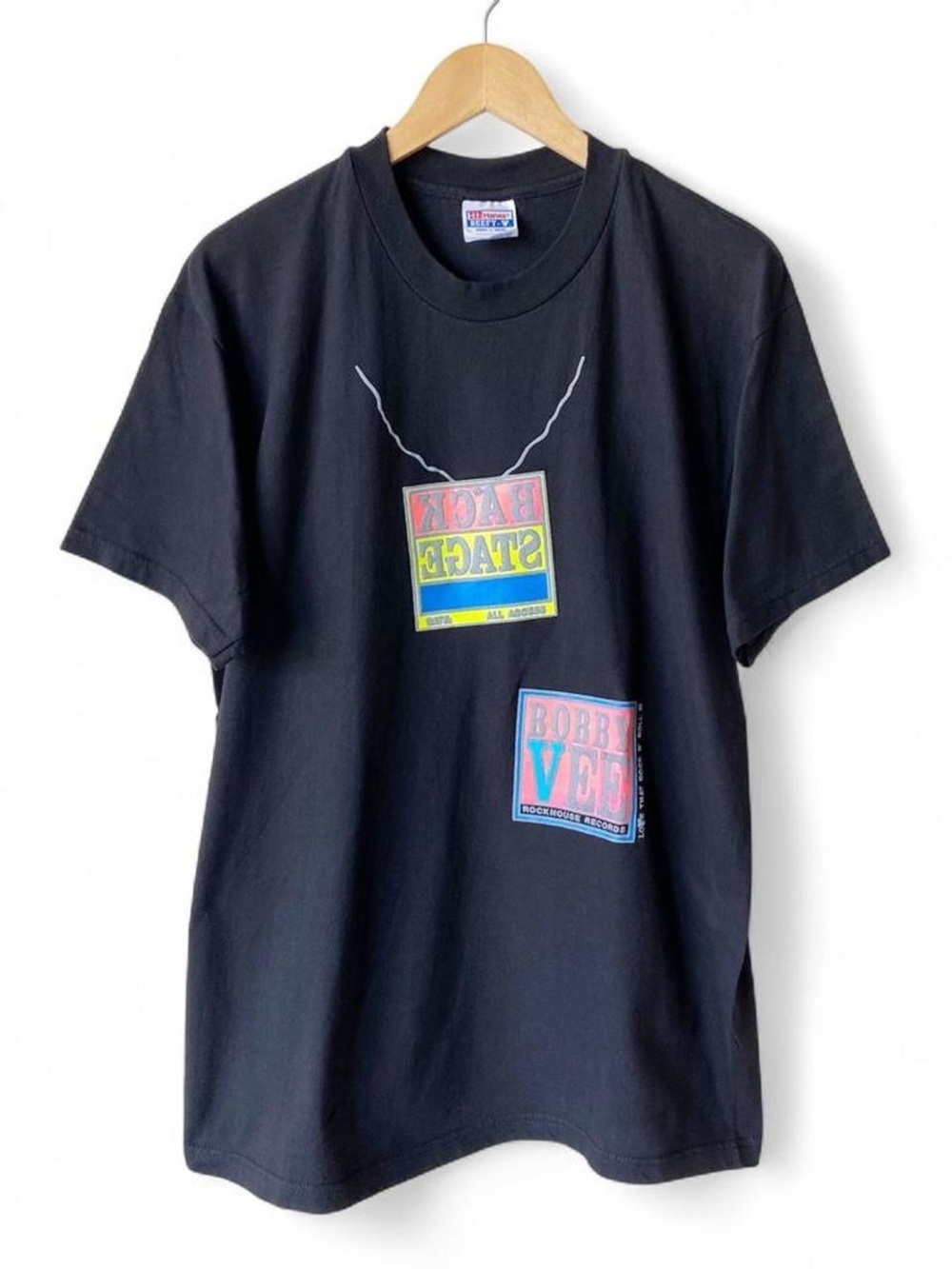 Vintage 90s Bobby Vee Backstage Pass Graphic T-shirt
